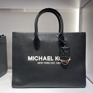 Michael Kors Medium Mirella 35S2G7ZT7L Tote Bag In Black